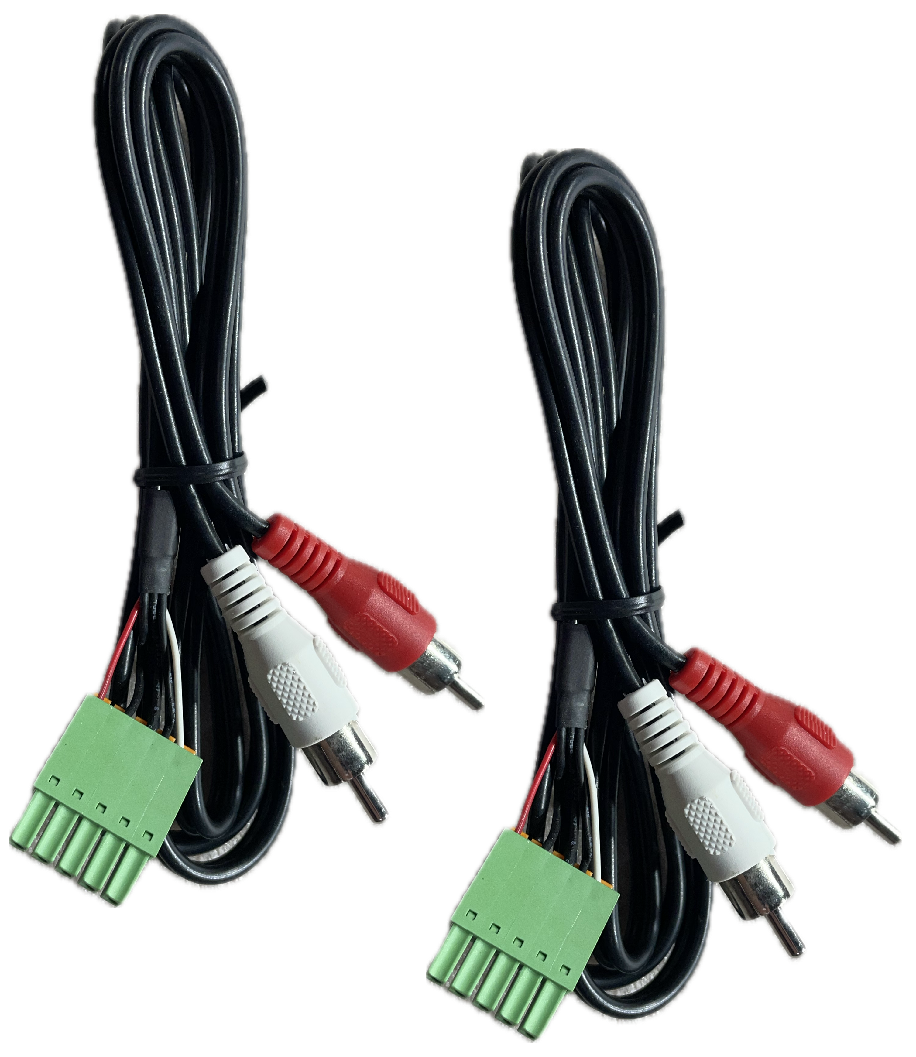 new version with RCA male cables